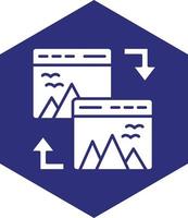 Pingback Vector Icon design