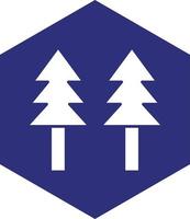 Pine Tree Vector Icon design