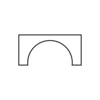Bridge icon vector. Bridge icons, Various bridges illustration symbol collection. vector