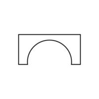 Bridge icon vector. Bridge icons, Various bridges illustration symbol collection. vector