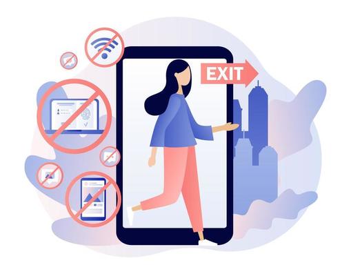 Digital Detox Vector Art, Icons, and Graphics for Free Download