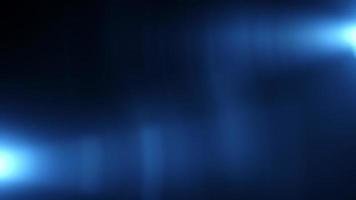 abstrait bleu optique lentille fusées éclairantes lumière mouvement animation video