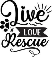 live love bark dog Quotes Design Free Vector