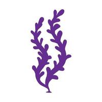 Coral icon vector. seaweed illustration sign. underwater world symbol or logo. vector