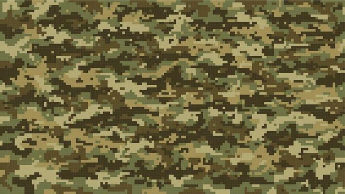 Grass ground pixel, military camouflage pattern