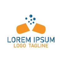 Medicine icon logo design. vector