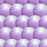 Seamless Geometric purple  3D Sphere Vector Patterns
