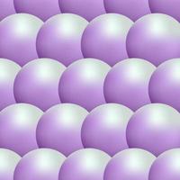 Seamless Geometric purple  3D Sphere Vector Patterns