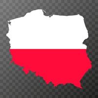 Poland map with provinces. Vector illustration.