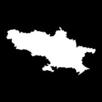 sabina mapa, región de Eslovenia. vector ilustración.