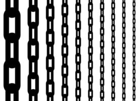 Chain vector design illustration isolated on white background