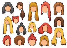Woman hair vector design illustration isolated on white background