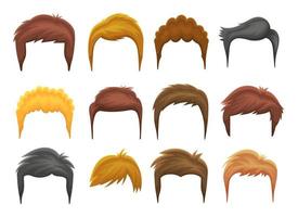 Man hair vector design illustration isolated on white background