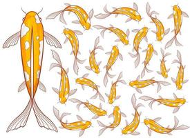 Fish vector design illustration isolated on white background