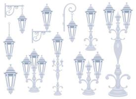 Vintage lamp vector design illustration isolated on background