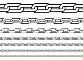 Chain vector design illustration isolated on white background