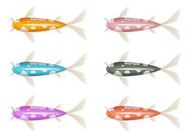 Fish vector design illustration isolated on white background