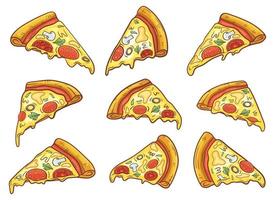 Pizza vector design illustration isolated on white background