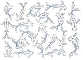 Fish vector design illustration isolated on white background