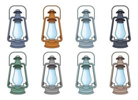 Vintage lamp vector design illustration isolated on background