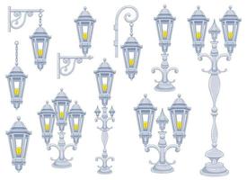 Vintage lamp vector design illustration isolated on background