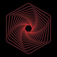abstract red flower, abstract background with spiral vector