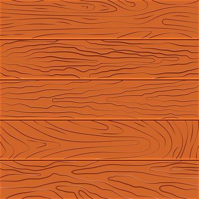 Wood texture background. Five wooden boards in flat design. Vector illustration