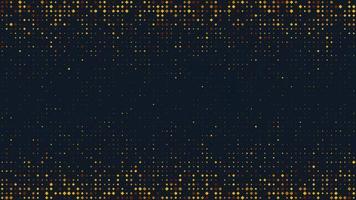 Abstract geometric background of squares. Yellow and black pixel background with empty space. Vector illustration.