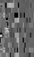 Abstract digital glitch background. Black and white pixels with noise. photo