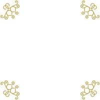 decorative frames and corner decorations for writing and photos vector