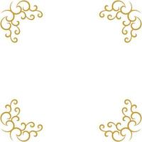 decorative frames and corner decorations for writing and photos vector