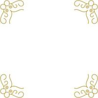 decorative frames and corner decorations for writing and photos vector