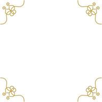 decorative frames and corner decorations for writing and photos vector