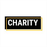 Charity and Generosity Black Vector Callout Banner with Reminder to Give During Ramadan