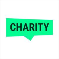 Charity and Generosity Green Vector Callout Banner with Reminder to Give During Ramadan