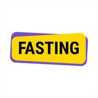 Fasting Made Easy Learn the Best Tips and Tricks for Ramadan. Yellow Vector Callout Banner