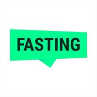 Fasting Made Easy Learn the Best Tips and Tricks for Ramadan. Green Vector Callout Banner