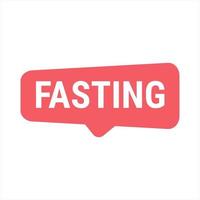 Fasting Made Easy Learn the Best Tips and Tricks for Ramadan. Red Vector Callout Banner