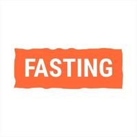 Fasting Made Easy Learn the Best Tips and Tricks for Ramadan. Orange Vector Callout Banner