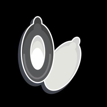 Icon Ootes. related to Eid Al Adha symbol. Glossy Style. simple design editable. simple illustration vector