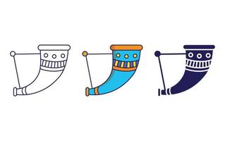 Drinking Horn vector icon