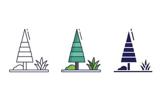 Trees vector icon