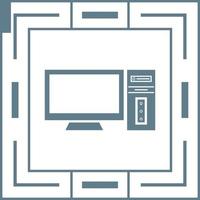 Computer Vector Icon