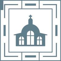 icono de vector de iglesia