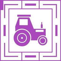 icono de vector de tractor