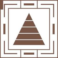 Pyramid Graph Vector Icon