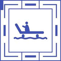 Riding Sled Vector Icon