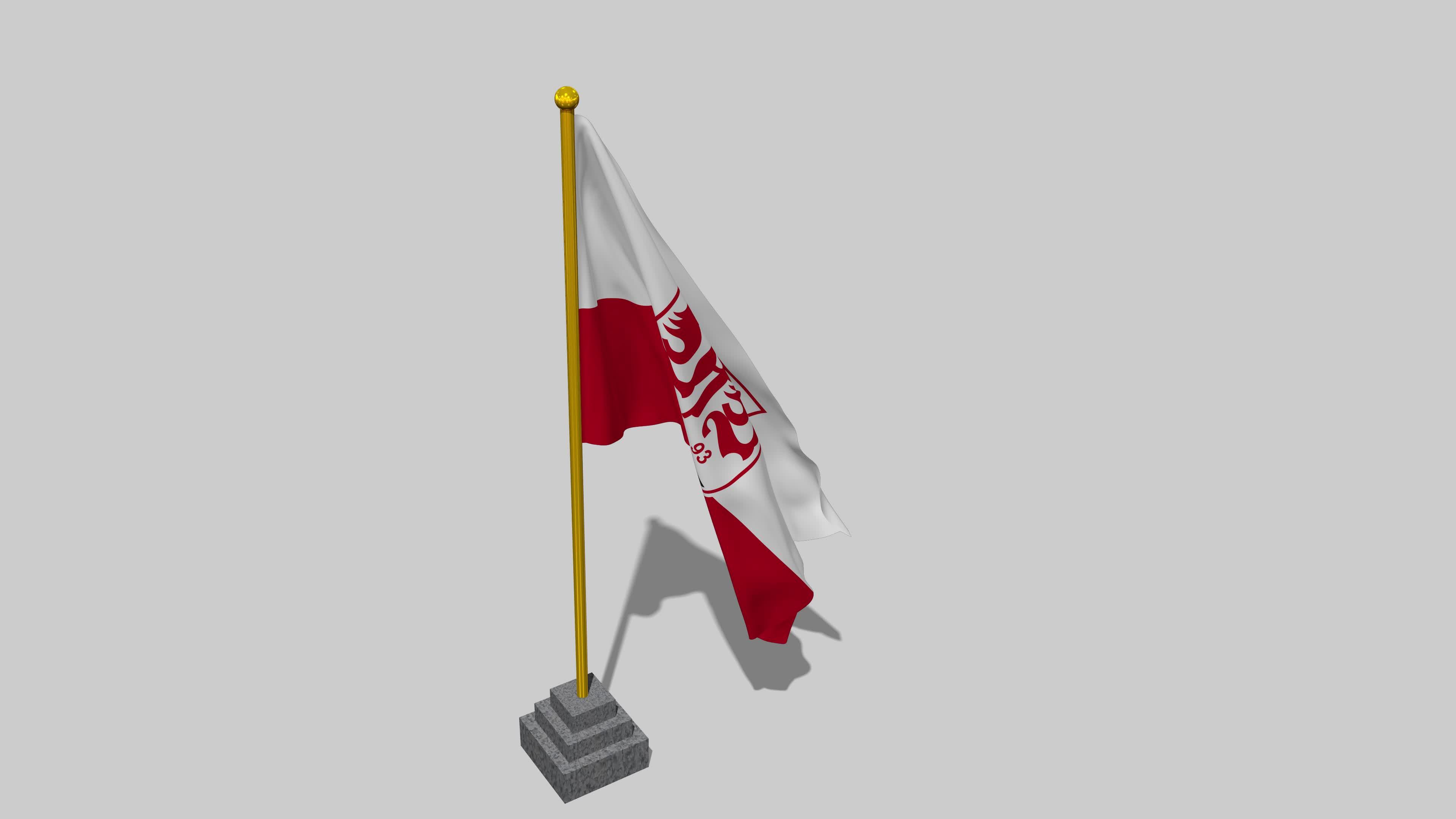 Verein fur Bewegungsspiele Stuttgart 1893 e V, VfB Stuttgart Flag Start