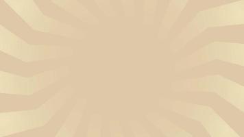 Soft Vanilla Zig zag Sun burst looping animation video background