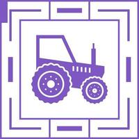 icono de vector de tractor